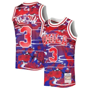 Allen Iverson Philadelphia 76ers 1996/97 Hardwood Classics Lunar New Year Splendide Swingman Jersey Red