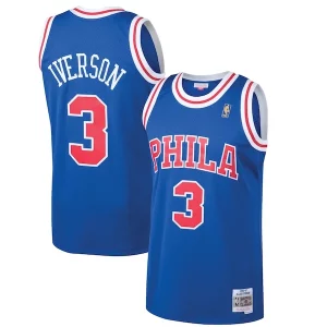 Allen Iverson Philadelphia 76ers Unique 1996/97 Hardwood Classics Swingman Jersey Royal
