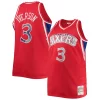 Allen Iverson Philadelphia 76ers Big & Tall 1996/97 Exclusif NBA 75th Anniversary Diamond Swingman Jersey Red