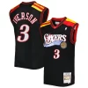 Allen Iverson Philadelphia 76ers Classique Hardwood Classics 2006/07 Swingman Jersey Black