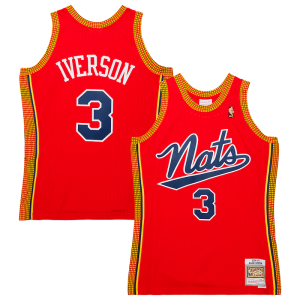 Allen Iverson Philadelphia 76ers 2004/05 Hardwood Classics Swingman Jersey Red Exceptionnel