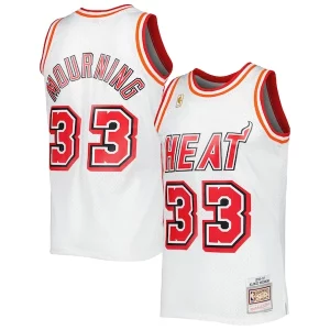 Alonzo Mourning Miami Heat Hardwood Classics Swingman Jersey Tendance White