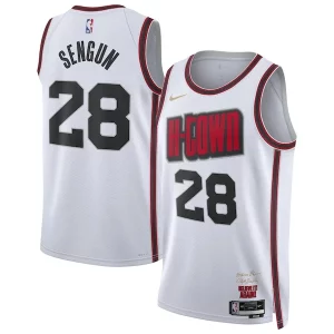 Alperen Sengun Bold Houston Rockets Nike Unisex 2024/25 Swingman Player Jersey City Edition White