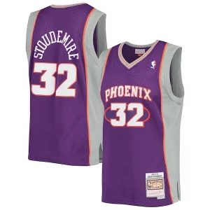 Amar'e Stoudemire Phoenix Suns 2001/02 Stylish Hardwood Classics Swingman Jersey Purple/White