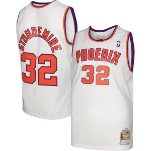 Amar'e Stoudemire Phoenix Suns 2001/02 Hardwood Classics Stylish Swingman Jersey White/Purple