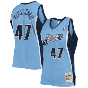 Andrei Uniques Kirilenko Utah Jazz 2009/10 Hardwood Classics Swingman Jersey Powder Blue