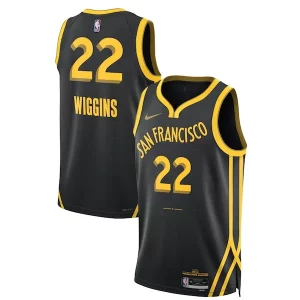 Andrew Wiggins Golden State Warriors Nike Unisex 2023/24 Swingman Jersey Black City Edition Admirable