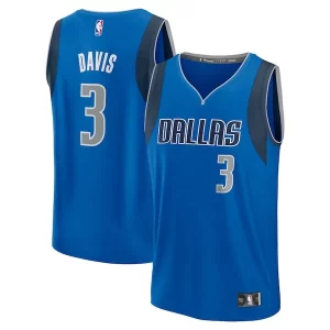 Anthony Davis Dallas Mavericks Youth Fast Break Replica Player Jersey Royal Gracieux