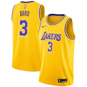 Anthony Davis Los Angeles Lakers Nike 2019/20 Swingman Jersey Gold Icon Admirable Edition