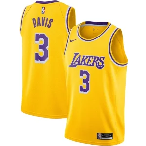 Anthony Davis Los Angeles Luxueux Lakers Nike Swingman Jersey Gold Icon Edition
