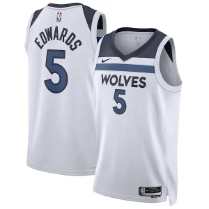 Anthony Edwards Minnesota Timberwolves Nike Unisex Swingman Jersey Association Edition Exceptionnel White