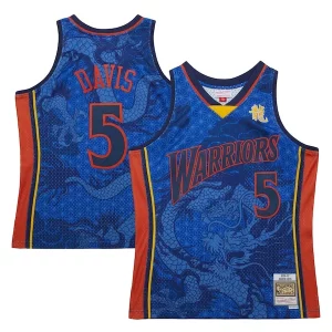 Baron Davis Golden State Warriors 2006/07 Hardwood Classics Asian Heritage Collectible 6.0 Swingman Throwback Player Jersey Royal