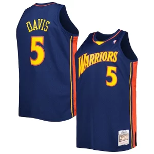 Baron Davis Golden State Warriors Big & Tall Vibrant Hardwood Classics 2006/07 Swingman Jersey Navy