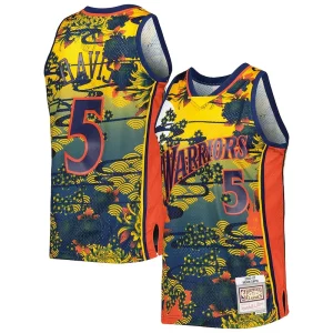 Baron Notable Davis Golden State Warriors Hardwood Classics Lunar New Year Swingman Jersey Blue