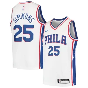 Ben Simmons Philadelphia 76ers Nike Youth Swingman Jersey Classique White/Royal