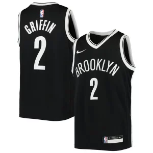 Blake Griffin Stylish Brooklyn Nets Nike Youth Swingman Jersey Icon Edition Black