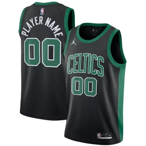 Boston Éclatant Celtics Jordan Brand Swingman Custom Jersey Statement Edition Black