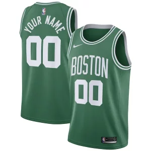 Boston Celtics Nike 2020/21 Swingman Custom Jersey Icon Haut de gamme Edition Kelly Green