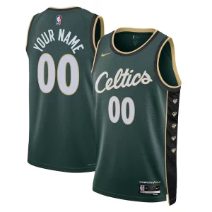 Boston Élégant Celtics Nike Unisex 2022/23 Swingman Custom Jersey City Edition Kelly Green