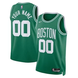 Boston Celtics Nike Unisex Commémoratif 2022/23 Swingman Custom Jersey Kelly Green Icon Edition