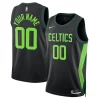 Boston Celtics Nike Unisex 2024/25 Custom Swingman Jersey Magnifique City Edition Black