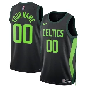 Boston Celtics Nike Unisex 2024/25 Custom Swingman Jersey Magnifique City Edition Black