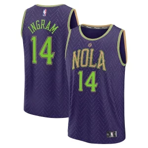 Brandon Ingram New Orleans Pelicans 2024/25 Fast Break Classique Player Jersey City Edition Purple
