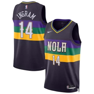 Brandon Ingram New Orleans Pelicans Nike Unisex 2022/23 Swingman Jersey City Edition Purple Captivant