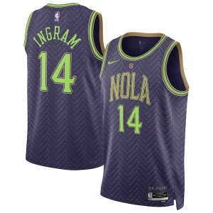 Brandon Ingram New Splendide Orleans Pelicans Nike Unisex 2024/25 Swingman Player Jersey City Edition Purple