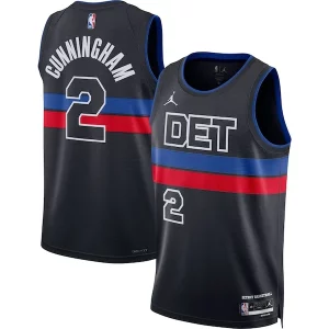 Cade Cunningham Detroit Pistons Jordan Brand Unisex Swingman Jersey Statement Edition Exclusif Black
