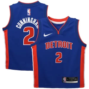 Cade Cunningham Detroit Pistons Nike Toddler Swingman Player Refiné Jersey Icon Edition Blue