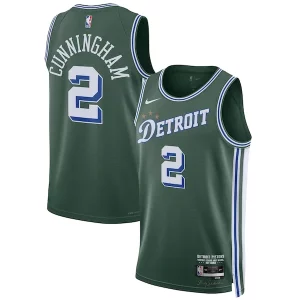 Cade Cunningham Detroit Pistons Nike Unisex Refiné 2022/23 Swingman Jersey City Edition Green