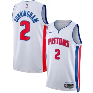 Cade Cunningham Detroit Pistons Nike Unisex Swingman Jersey Association Edition White/Blue Collectible