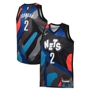 Cameron Johnson Brooklyn Nets Nike Youth Swingman Classique Replica Jersey City Edition Black