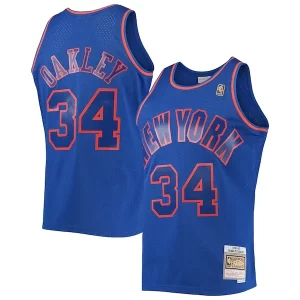 Charles Oakley New York Knicks 1996/97 Moderne Hardwood Classics Swingman Jersey Blue
