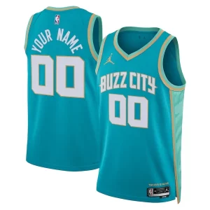 Charlotte Hornets Jordan Brand Unisex 2023/24 Gracieux Custom Swingman Jersey Teal City Edition
