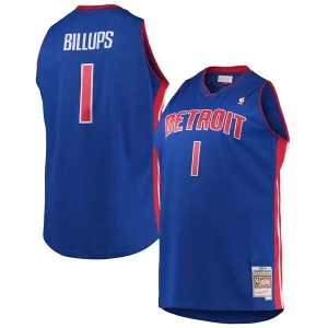 Chauncey Billups Detroit Pistons 2003/04 Big & Tall Hardwood Classics Swingman Jersey Blue Éclatant