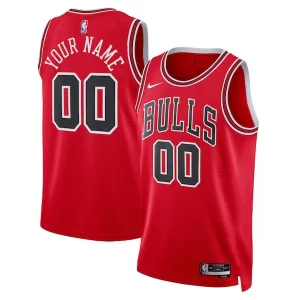 Chicago Bulls Nike Unisex Swingman Custom Jersey Red Icon Éclatant Edition