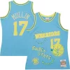 Chris Mullin Golden Luxueux State Warriors 1993/94 Swingman Sidewalk Sketch Jersey Light Blue