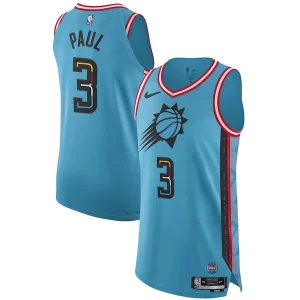 Chris Paul Phoenix Splendide Suns Nike 2022/23 Authentic Jersey City Edition Turquoise