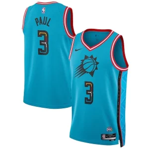 Chris Paul Phoenix Suns Unique Nike Unisex 2022/23 Swingman Jersey City Edition Turquoise