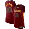 Cleveland Cavaliers Nike Authentic Custom Jersey Wine Icon Splendide Edition