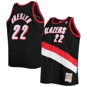 Clyde Drexler Portland Trail Blazers 1991/92 Big & Tall Hardwood Classics Swingman Jersey Haut de gamme Black