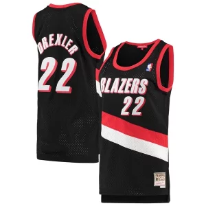 Clyde Drexler Portland Trail Blazers Women's 1991/92 Sophistiqué Hardwood Classics Swingman Jersey Black