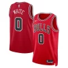 Coby White Chicago Bulls Nike Unisex Swingman Jersey Superbe Icon Edition Red
