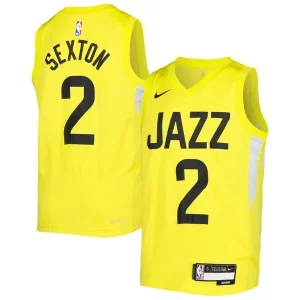 Collin Sexton Utah Jazz Nike Youth Swingman Tendance Jersey Icon Edition Yellow