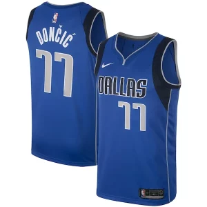 Dallas Mavericks Luka Doncic Nike Distingué Men's Swingman Jersey Royal
