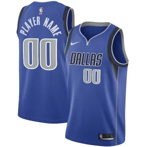 Dallas Mavericks Nike 2020/21 Swingman Custom Jersey Icon Exceptionnel Edition Blue
