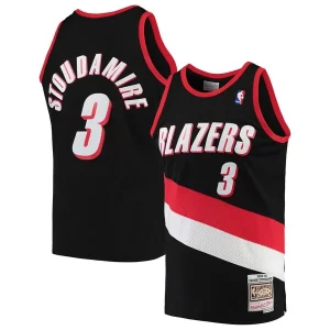 Damon Stoudamire Portland Trail Blazers Premium 1999/00 Hardwood Classics Swingman Jersey Black