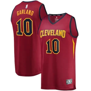 Darius Personalisable Garland Cleveland Cavaliers Youth Replica Fast Break Jersey Wine Icon Edition